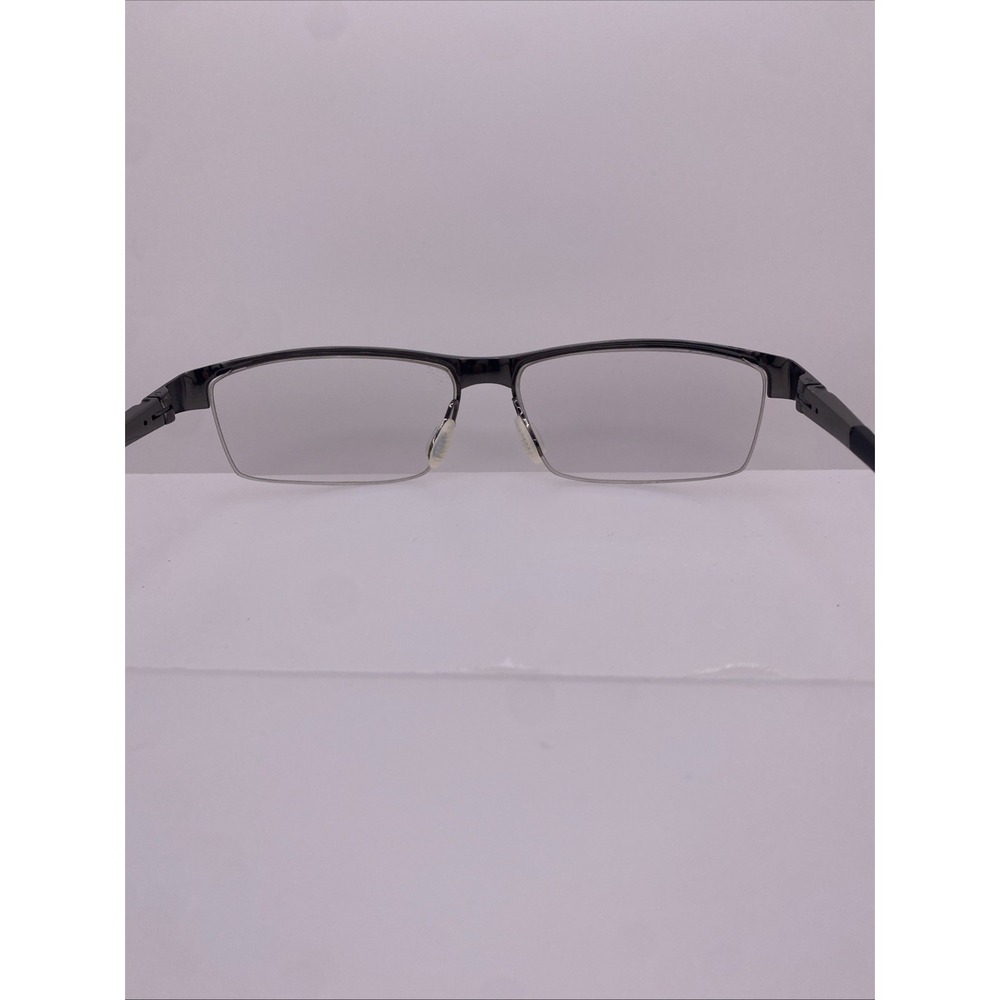 Nike Eyeglasses FRAME ONLY 6050 Half Rim 55-14-145 Black 890 - Picture 7 of 16